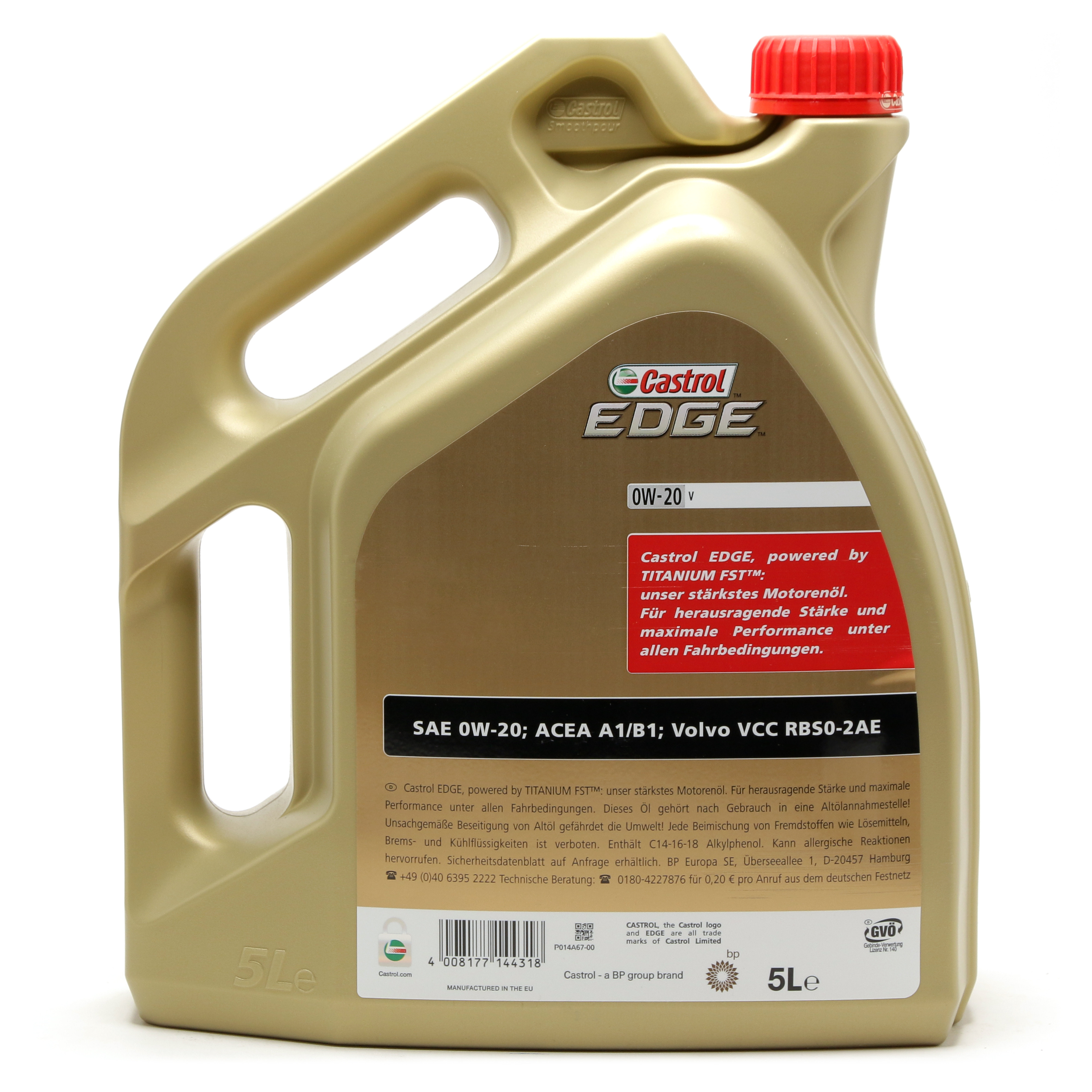 Castrol Edge V 0W-20 Motoröl 5l